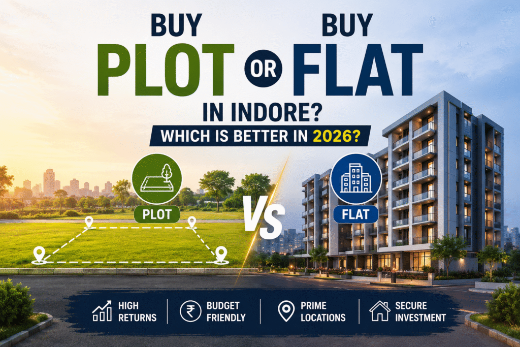 Buy Plot or Flat in Indore? Which Is Better in 2026?